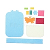 Handmade Non-woven Fabric Animal Change Wallet Set DIY-K059-05-3