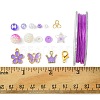 DIY Round Acrylic & Glass Beads Bracelets Jewelry Kits DIY-FS0006-29C-6