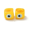 Handmade Evil Eye Lampwork European Beads X-LAMP-G143-06-3