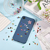 1440Pcs 12 Colors Glass Rhinestone Cabochons RGLA-CA0001-13-5