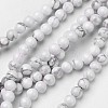 Natural Howlite Beads Strands G-D809-10-4mm-1