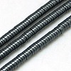 Non-magnetic Synthetic Hematite Beads Strands G-K011-4x1mm-04-1