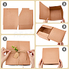 8Pcs Square Folding Kraft Paper Mailer Boxes CON-CP0001-018C-6
