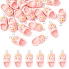 20Pcs Opaque Resin Pendants RESI-YW0005-49D-1