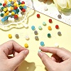 100Pcs 10 Colors K9 Glass Beads Strands GLAA-YW0003-59-5