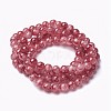 Spray Painted Glass Beads Strands GLAA-A038-C-62-2