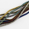 Electroplate Non-magnetic Synthetic Hematite Beads Strands G-R210-M-1