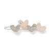 Alloy Crystal Rhinestone Hair Barrettes LS-PHAR-Z003-10LG-1