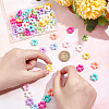   72Pcs 9 Colors Plastic Beads KY-PH0001-58-5
