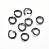 Ion Plating(IP) 304 Stainless Steel Open Jump Rings LS-X-STAS-H467-03B-6MM-1