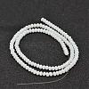 Faceted Rondelle Glass Beads Strands GLAA-I033-3mm-03-2