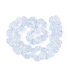 Electroplate Transparent Glass Beads Strands EGLA-N056-02A-07-2