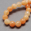 Natural Jade Bead Strands G-R166-10mm-23-2
