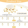 Polyester Lace Trim OCOR-WH0067-60A-2