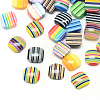 Resin Striped Cabochons X-CRES-S614-1