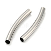 Non-Tarnish 304 Stainless Steel Tube Beads STAS-B047-27I-P-2
