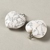 Natural Howlite Pendants GG-CBAA0EE-04P-19-2