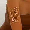 Iron Spiral Flower Upper Arm Cuff Bangles for Women WGE9B06-01-2