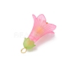 Transparent Acrylic Bead Caps PALLOY-JF03722-5