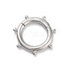 Brass Spring Gate Rings KK-M293-51P-1