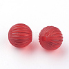 Transparent Acrylic Corrugated Beads X-FACR-S040-M-3