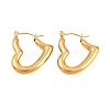 Valentine's Day 304 Stainless Steel Hoop Earrings EJEW-P345-04G-2
