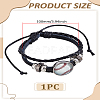 1Pc Sport Theme Cowhide Multi-strabd Bracelets BJEW-LP0003-50D-2