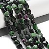 Natural Ruby in Zoisite Beads Strands G-P497-01C-50-2