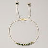 Natural Birthstone Braided Bead Bracelets for Women VA8051-5-1