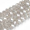 Electroplate Glass Beads Strands LS-EGLA-A034-J4mm-A15-1