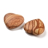 Heart Natural Wood Lace Stone Palm Stones G-C134-06A-23-2