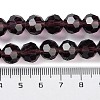 Transparent Glass Beads Strands GLAA-Q104-01D-5
