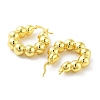 Brass Hoop Earrings KK-R150-04B-2