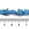Synthetic Coral Dyed Carved Beads Strands CORA-K009-06A-07-4