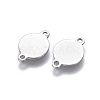 Tarnish Resistant 304 Stainless Steel Links connectors X-STAS-E462-01C-P-1
