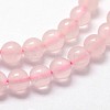 Natural Rose Quartz Beads Strands X-G-N0195-04-3mm-3