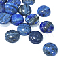 Dyed Natural Lapis Lazuli Gemstone Dome/Half Round Cabochons G-J330-06-20mm-1