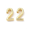 Brass Slide Charms KK-L253-15G-02-1
