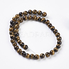 Natural Tiger Eye Beads Strands X-G-C076-4mm-1B-2