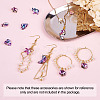 K9 Glass Rhinestone Pendants X-GLAA-TA001-008-11