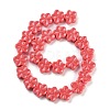 Synthetic Coral Carved Beads Strands CORA-B001-04A-2
