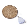Natural Freshwater Shell Dyed Connector Charms PALLOY-JF02244-02-3