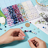 1890Pcs Two Tone ABS Plastic Imitation Pearl Beads Sets DIY-WH20010-19A-3