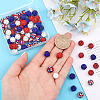 SUPERFINDINGS 80Pcs 5 Style Polymer Clay Rhinestone Beads RB-FH0001-07-3