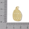Rack Plating Brass Micro Pave Cubic Zirconia Pendants KK-E110-06G-4