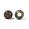 Natural Unakite European Beads G-Q607-02O-2