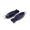 Natural Dyed Lapis Lazuli Carved Pendants X-G-G314-01G-05-2
