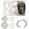DIY Blank Dome Link Bracelet Making Kit DIY-YW0006-48-1