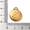304 Stainless Steel Pendants STAS-L022-306MG-06-3