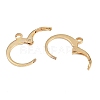 304 Stainless Steel Leverback Earring Findings STAS-F141-02G-4
